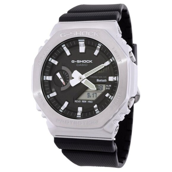NWT Authentic Casio G-Shock Alarm Analog-Digital Black Dial Watch - Picture 1 of 3